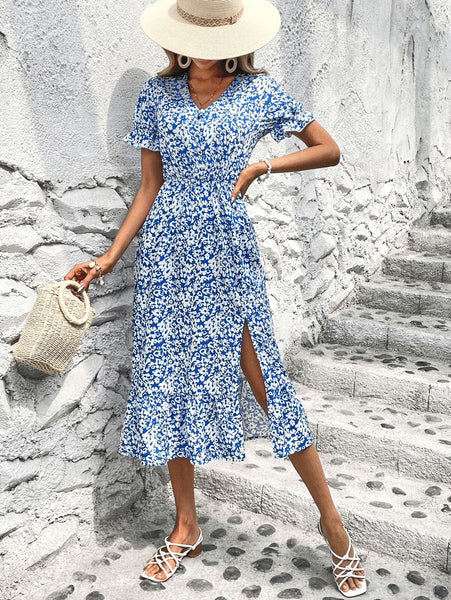 Vestido con estampado floral
