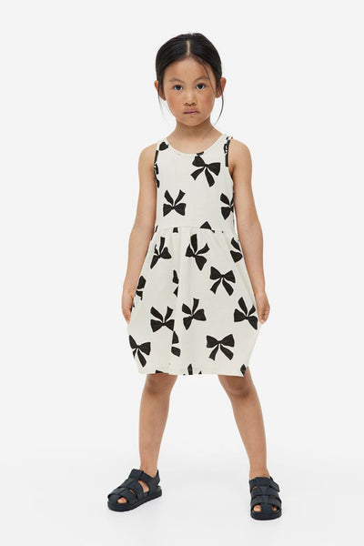 Vestido con estampado de corbata