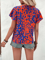 SHEIN Unity Blusa con estampado manga tulipán