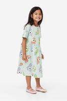 Vestido con estampado de unicornios