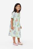 Vestido con estampado de unicornios