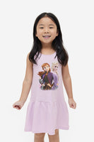 Vestido con estampado de Frozen