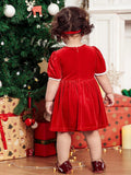 Set de 2 piezas de vestido de manga corta