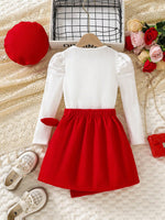 Conjunto de moda con blusa de manga