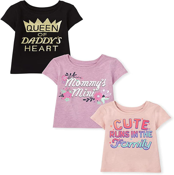 Set de  3 camisas para niña