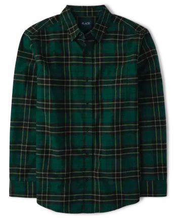 Camisa Manga Larga a cuadros
