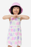 Vestido con estampado de Corazones
