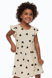 Vestido estampado de corazones