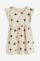 Vestido estampado de corazones