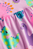 Vestido para Niña con estampado de Dinosaurios