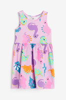 Vestido para Niña con estampado de Dinosaurios