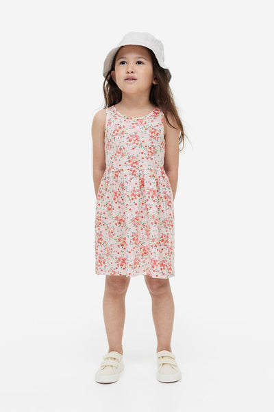 Vestido con estampado de flores