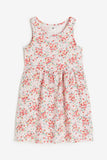 Vestido con estampado de flores