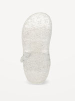 Sandalia Glitter-Jelly transparente