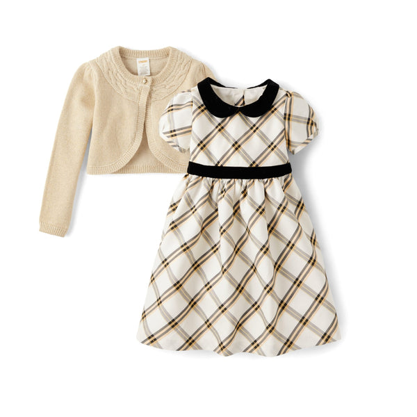 Set de 2 piezas Vestido y Chaleco