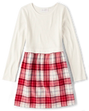 Vestido kids a cuadros