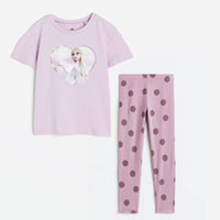 Set de niña con estampado de frozen