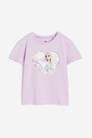 Set de niña con estampado de frozen