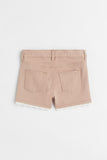 Set de niña  shorts y camisa cuello encaje