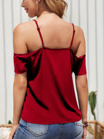 Top ribete con encaje 603905