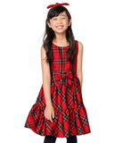 Vestido kids escalonado a cuadros