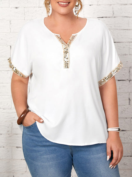 Top con diseño de lentejuelas 519812