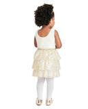 Vestido toddler Dorado