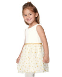 Vestido toddler con estrellas brillantes