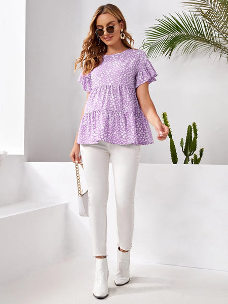 Top con estampado floral 092266