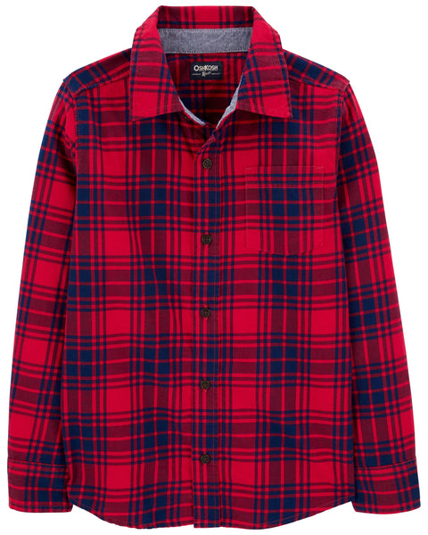 Camisa Manga Larga a cuadros