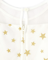 Vestido kids de malla con estrellas brillantes