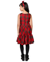 Vestido kids escalonado a cuadros