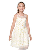 Vestido kids de malla con estrellas brillantes