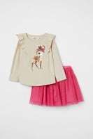 Set toddler Camisa Falda
