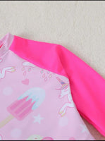 Traje de Baño Niña con estampado de dibujos animados