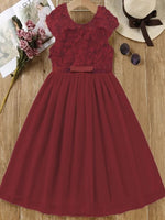 Vestido Kids Con encaje